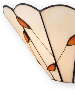 Brilagi - Applique da parete in vetro stile Tiffany FOLIA 1xE14/40W/230V