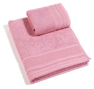 Asciugamano con Ospite in Cotone Gim Rosa Caleffi