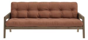 Divano letto arancione 204 cm Grab - Karup Design