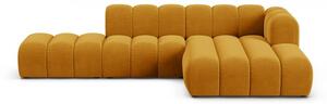 Divano angolare giallo ad angolo destro Lupine - Micadoni Home