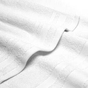 Asciugamano con Ospite in Cotone Soft Bianco Caleffi