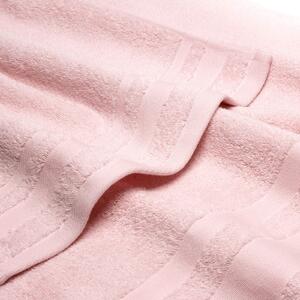 Asciugamano con Ospite in Cotone Soft Rosa Fard Caleffi