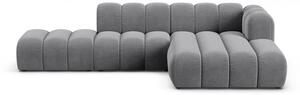 Divano angolare grigio ad angolo destro Lupine - Micadoni Home