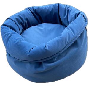 Pet Boutique - Sacco cuccia per gatti Morbidotto Blu Ottanio