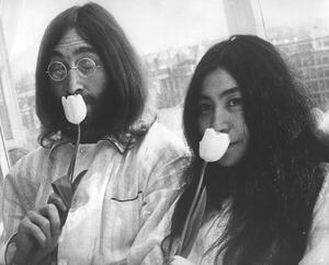 Fotografia Bed-In for Peace by Yoko Ono and John Lennon 1969