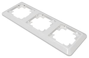 Cornice McPower "Cup", a 3 ingressi, bianca, lucida/alta