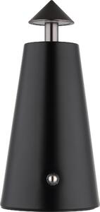 Globo Liva Lampada da tavolo LED 1.20W CCT nero opaco, metallo Ø4,2cm 21037S