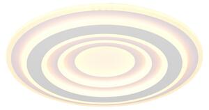 LED, plafoniera, metallo, bianco, telecomando, dimmerabile, H 5,5 cm
