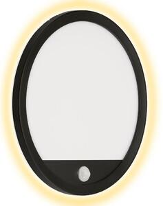 Lampada da esterno a LED con sensore di movimento IP44 15 W nera Plastica Ø 28 cm Telefunken