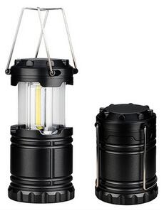 Lanterna Led COB da campeggio Nera Bianco freddo 6000K Novaline