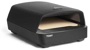Forno per pizza a gas portatile - 450 °C - 5,9 kW - Pietra di cordierite 1,5 cm - Da esterno