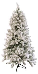 Albero di Natale Gran Paradiso innevato 180cm verde e bianco Viscio
