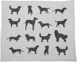 David Fussenegger Tappeto per cani 'Silhouette' 70 x 80 cm in feltro - grigio