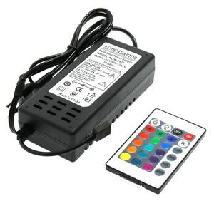 Alimentatore striscia Led 24V 60W 2,5A Plug & Play RGB con telecomando IP20 Trasformatore uso interno LEDme