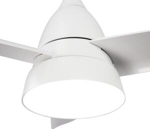 Lampadario Ventilatore da soffitto White Silence 24W illuminazione Led regolabile con telecomando M LEDME