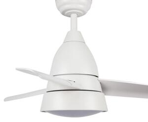 Lampadario Ventilatore da soffitto White Silence 24W illuminazione Led regolabile con telecomando M LEDME