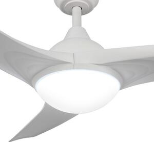 Lampadario Ventilatore da soffitto Ivara 24W illuminazione Led regolabile con telecomando M LEDME