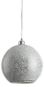 Lampada a sospensione MOSAICO 20419 Ø30CM 1 fiamma, E27 vetro mosaico argento