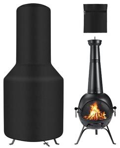 Copertura per stufa a fungo da terrazzo impermeabile - 122 x 61 cm - Nero