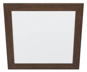 EGLO Piglionasso, faretto a superficie, LED, 4000 K, 220-240 V, marrone, bianco, legno