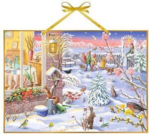 Calendario dell'Avvento «Fiori nella neve»