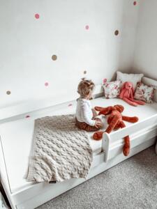 Letto per bambini con barriera Ourbaby - bianco - letto senza spazio di archiviazione 180x80 cm