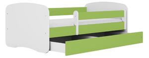 Letto per bambini con barriera Ourbaby - verde-bianco - letto senza spazio di archiviazione 180x80 cm