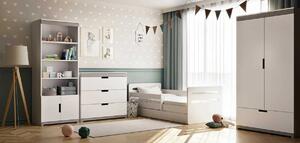 Lettino per bambini Ourbaby Tomi - bianco - letto senza spazio di archiviazione 180x80 cm