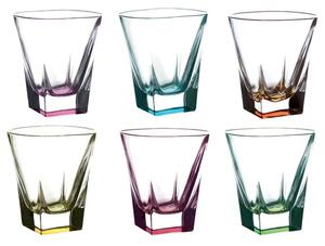 Collezione di bicchieri dof vivaci e colorati, linea moderna e versatile, perfetti per arredare la tavola in ogni momento conviviale della giornata