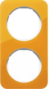 Berker 10122339 Cornice arancione trasparente/bianco polare lucido Berker R.1