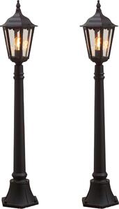 Set di 2 luci per palo Luci per sentiero Luci per piedistallo FIRNEZE Luce per esterni