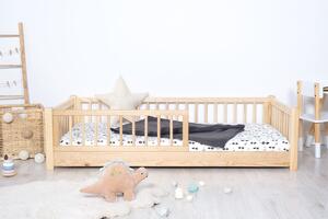 Letto Montessori basso per bambini Ourbaby - naturale - 140x70 cm