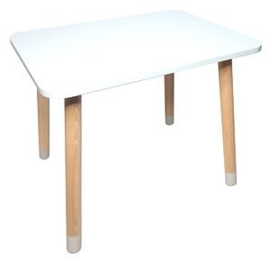 Tavolo per bambini con sedie - Liška - bianco - impostato - 1x tavolo + 2x sedia