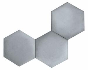 Pannello imbottito Hexagon - grigio - M