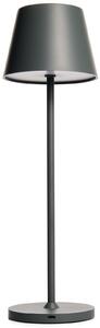 ROLF KERN - Lampada da tavolo a LED "CLUB 38cm", batteria ricaricabile, dimmerabile, IP54, 2700K, grigio basalto