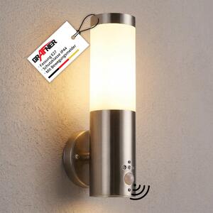 Lampada da parete in acciaio inossidabile Grafner® con sensore di movimento, modello 10WBPIR