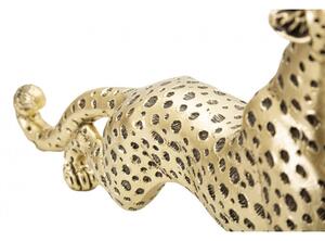 Scultura Leopardo Points Seduto H Cm 19,5