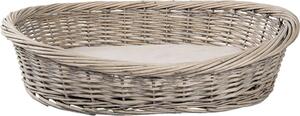 Cesto per cani Clayre & Eef 74x57x19 cm Rattan grigio