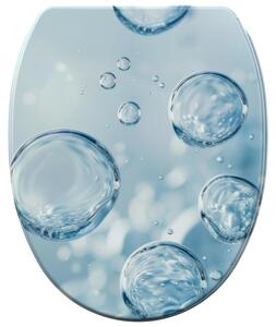 SANILO® Sedile per wc con chiusura morbida e sgancio rapido Bubbles, coperchio per wc direttamente dal produttore, sedile per wc, sedile per wc, copriwater, sedile per wc