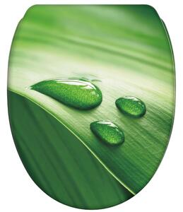 SANILO® Sedile per WC con sistema di chiusura rallentata e sistema di fissaggio rapido, modello Green Leaf. Sedile per WC direttamente dal produttore, copriwater, sedile per WC