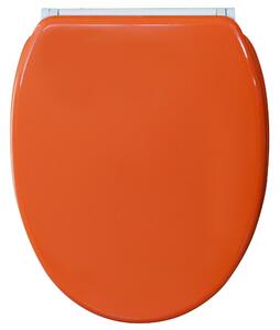 Sedile WC SANILO® con chiusura ammortizzata e chiusura rapida, colore arancione; coperchio WC direttamente dal produttore, coperchio per WC, sedile WC, coperchio per WC