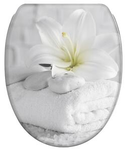 Sedile WC SANILO® con chiusura ammortizzata e chiusura rapida Good Feeling, coperchio WC direttamente dal produttore, coperchio per WC, sedile WC, coperchio per WC