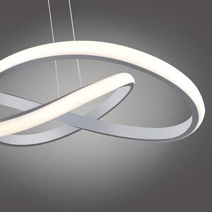 Lampada a sospensione design in acciaio 57 cm dimmerabile con LED - Viola Due