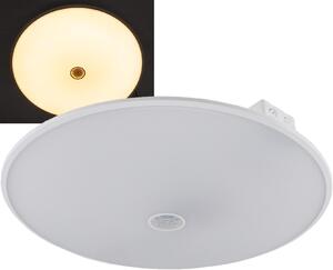 Lampada da soffitto a LED ChiliTec da 26 cm con sensore di movimento PIR, 15 W, 1157 lm, modello GRACIOSA, con sensore, IP54, luce bianco caldo 3000 K