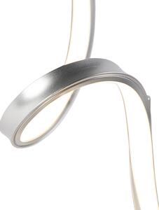 Lampada da tavolo design argento LED dimm - KRISSCROSS