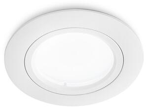 Faretto era gu10 gealed tondo bianco ad incasso ip44