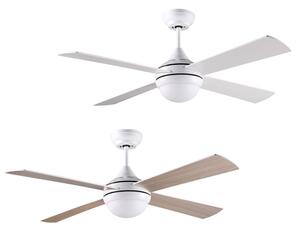 Ventilatore led raki 132cm motore 30w acb da soffitto bianco