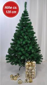 HI Albero di Natale con Supporto in Metallo Verde 120 cm