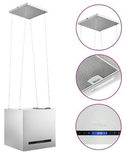Cappa da Cucina ad Isola Sospesa LCD con Sensore 37 cm Acciaio