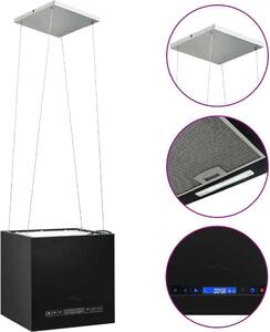 Cappa da Cucina ad Isola Sospesa LCD Sensore 37 cm in Acciaio